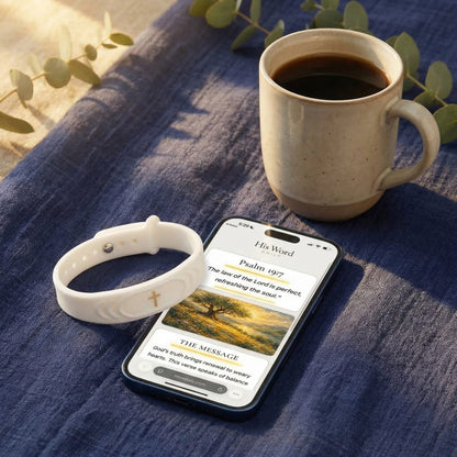 Daily Verse Band - Scripture on Your Wrist | One Tap a Day