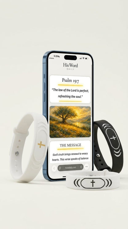 Daily Verse Band - Scripture on Your Wrist | One Tap a Day